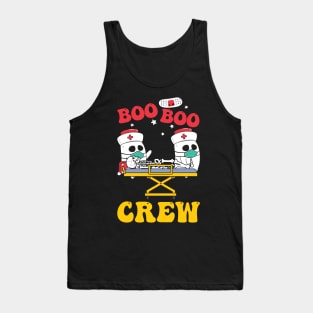 Boo Boo Crew Nurse Shirts Halloween Nurse Shirts for Women Tank Top